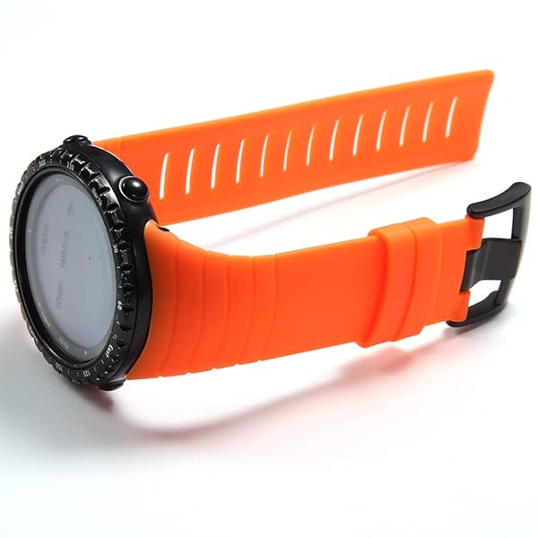 MCXGL MCXGL Waterproof Replacement Band for Suunto Core - All Black Sports Rubber Strap - View 7 of 7