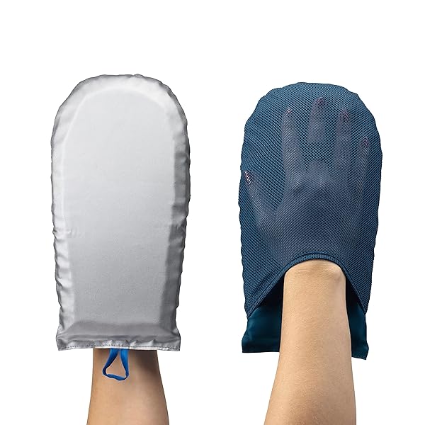 Conair Conair Complete Care Steaming Mitt: Protect Your Garments with Silver & Blue Design