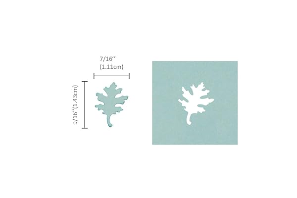 BiraBira "Shop Bira Craft 5/8" Oak Leaf Shape Lever Action Punch for Scrapbooking & Paper Crafting" - View 3 of 4