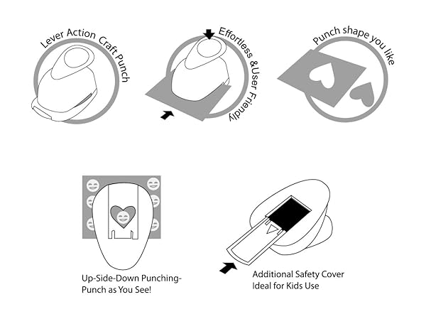 BiraBira "Shop Bira Craft 5/8" Oak Leaf Shape Lever Action Punch for Scrapbooking & Paper Crafting" - View 4 of 4