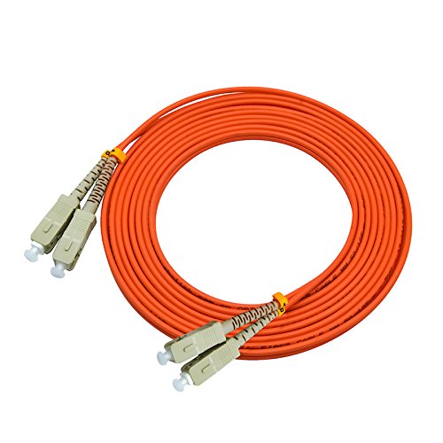 Jeirdus Jeirdus 2Meters 6ft SC to SC Duplex 62.5/125 OM1 Multimode Fiber Optic Cable Jumper Optical Patch Cord SC-SC - View 6 of 6