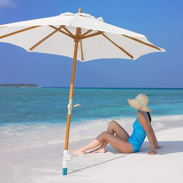 DUUDO DUUDO Beach Umbrella Sand Anchor with 5-Spiral Screw Design for Strong Wind Resistance and Universal Fit Beach Accessory - View 3 of 6