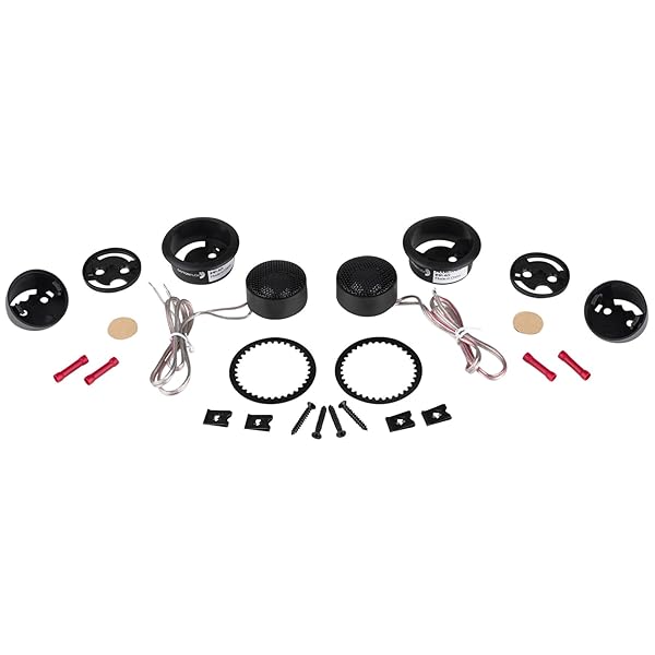 Dayton Audio "Dayton Audio AN25F-4 1" Soft Dome Neodymium Car Tweeter Pair - 4 Ohm High-Performance Sound" - View 4 of 4