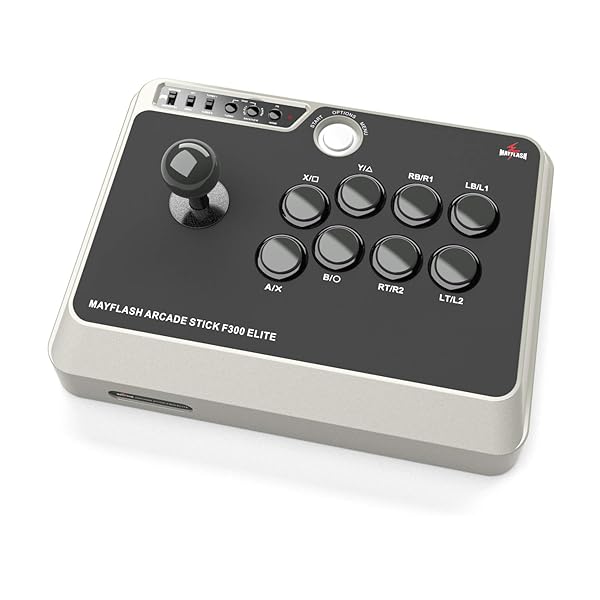 MAYFLASH Buy MAYFLASH F300 Elite Arcade Stick with Sanwa Buttons for Xbox, PS4, Windows & More - Ultimate Gaming Experience! - View 3 of 6