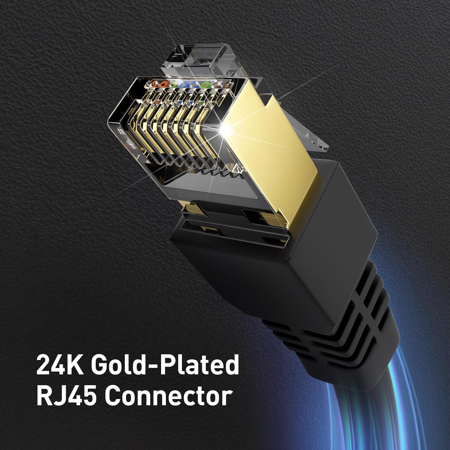 Phizli Shop 15ft Cat7 Ethernet Cable - Shielded, Waterproof, 10Gbps, UV Resistant Network Cord for Fast Connectivity - View 3 of 7