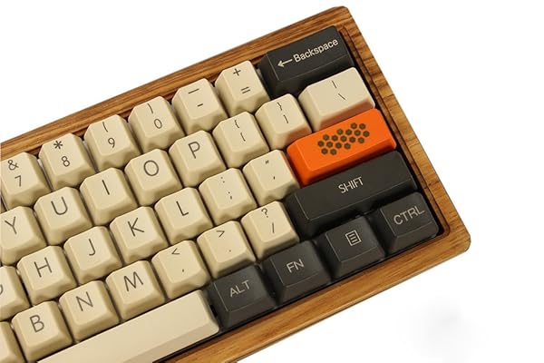YMDK YMDK Carbon Top Print Keycaps - Thick PBT OEM Profile for MX Mechanical Keyboards (87, 104, 60 Keys) - Upgrade Your Setup! - View 4 of 4