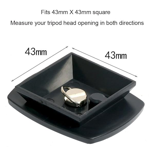 Harwerrel Harwerrel Tripod Quick Release Plate Adapter for CX Series Cameras - Pack of 2 - View 3 of 6