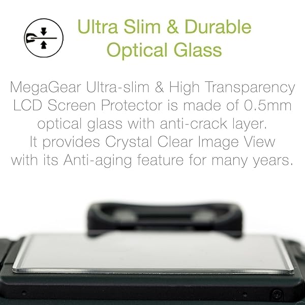 MegaGear Buy MegaGear MG1444 LCD Screen Protector for Panasonic Lumix DC-GX9 - Ultimate Camera Protection - View 4 of 6