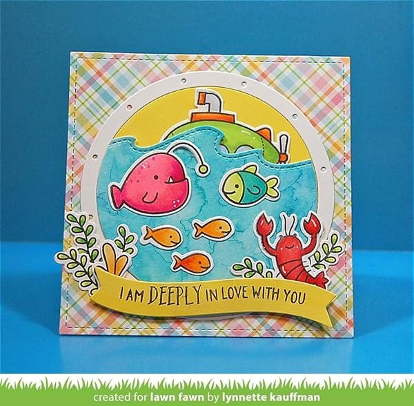 Lawn Fawn LAWN FAWN Stitched Wave Borders Die - Custom Crafting Tool for Perfect Waves - View 4 of 10