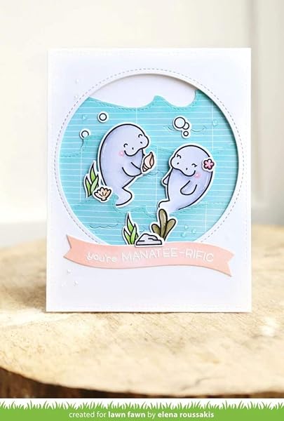 Lawn Fawn LAWN FAWN Stitched Wave Borders Die - Custom Crafting Tool for Perfect Waves - View 9 of 10