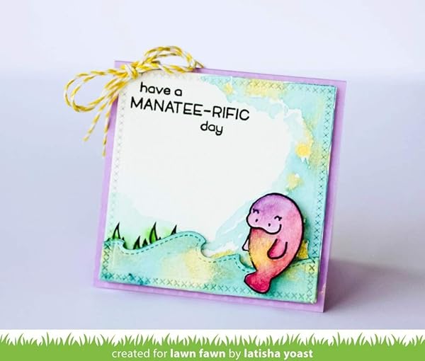 Lawn Fawn LAWN FAWN Stitched Wave Borders Die - Custom Crafting Tool for Perfect Waves - View 10 of 10