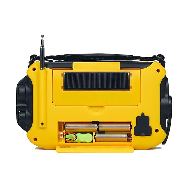 Kaito Kaito Voyager Pro KA600: Ultimate Solar Dynamo Emergency Radio with NOAA Alert & Smartphone Charger - Yellow - View 7 of 7
