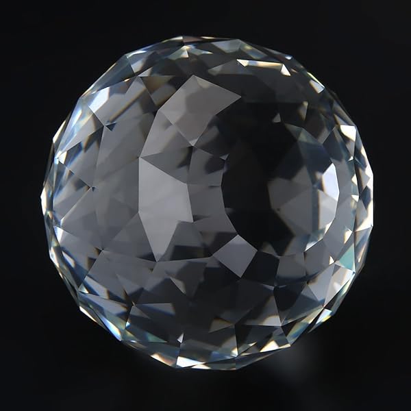 Hilitand 80mm Clear Crystal Prism Ball for Home Decor & Photography - Stunning Sun Catcher - View 3 of 10