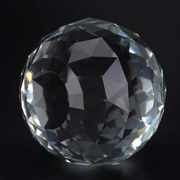 Hilitand 80mm Clear Crystal Prism Ball for Home Decor & Photography - Stunning Sun Catcher - View 9 of 10
