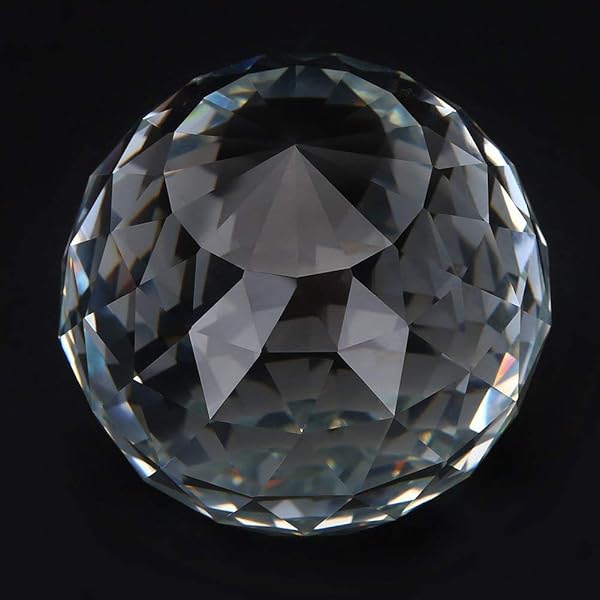 Hilitand 80mm Clear Crystal Prism Ball for Home Decor & Photography - Stunning Sun Catcher - View 10 of 10