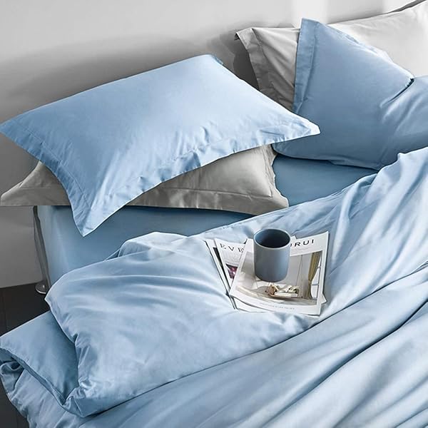 FLXXIE FLXXIE Microfiber Standard Pillow Shams Set of 2 Dark Grey Soft Fade and Wrinkle Resistant Pillow Covers 20x26 Inches with Envelope Closure - View 6 of 6