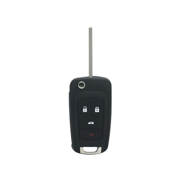 SEGADEN 4-Button Remote Flip Key Shell for Chevrolet, Buick, GMC, Vauxhall & OPEL - Keyless Entry Fob Case PG660C