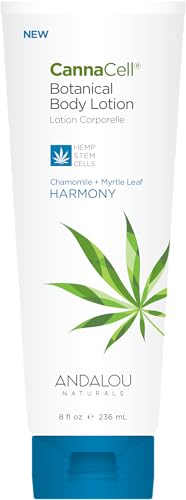 Andalou Naturals Revitalize Your Skin with Andalou Naturals CannaCell Body Lotion Harmony - 8 Ounce Hydrating Formula