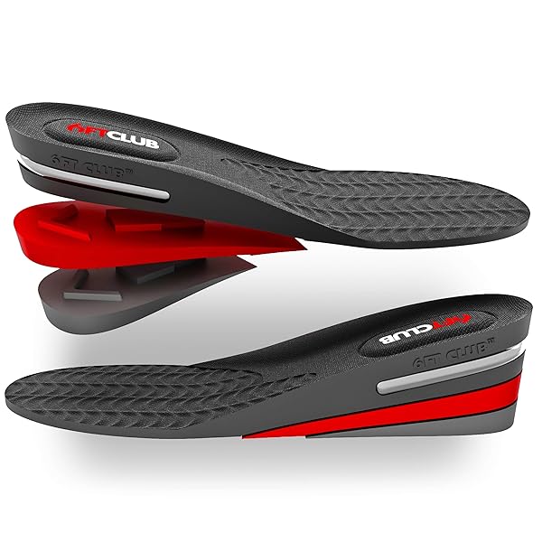 6FT CLUB "6FT Advanced Height Increase Insoles - 2.36" Air Cushion Shoe Lifts for All-Day Comfort & Discreet Elevation"