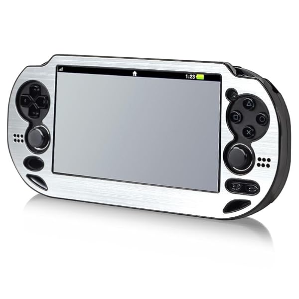 OSTENT OSTENT Silver Aluminum Skin Case for Sony PS Vita PCH-2000 - Colorful Protective Cover - View 4 of 10