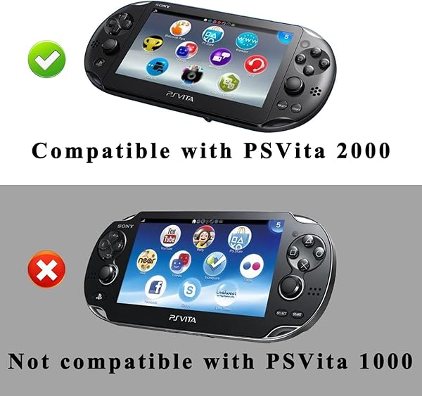 OSTENT OSTENT Silver Aluminum Skin Case for Sony PS Vita PCH-2000 - Colorful Protective Cover - View 6 of 10