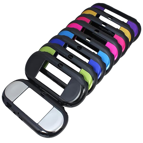 OSTENT OSTENT Silver Aluminum Skin Case for Sony PS Vita PCH-2000 - Colorful Protective Cover - View 10 of 10