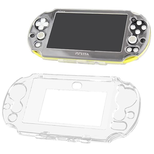 OSTENT OSTENT Clear Crystal Hard Case for Sony PS Vita 2000 - Durable Protection & Style