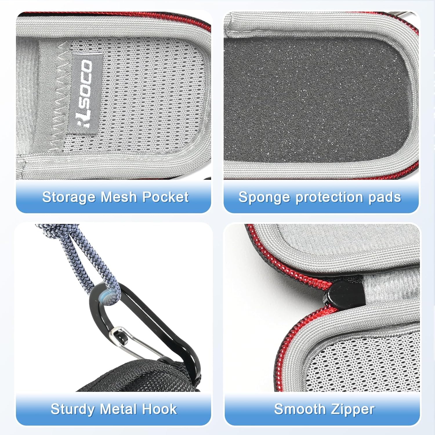 RLSOCO RLSOCO Hard Case for KardiaMobile 1 Lead Personal EKG Monitor Durable Protection and Easy Carrying - View 3 of 7