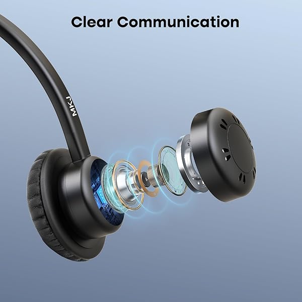MKJ MKJ Cisco Telephone Headset: Noise-Canceling Corded RJ9 for CP-7861, 7942G, 7945G & More - Perfect for Call Centers - View 3 of 7