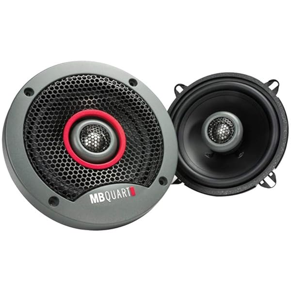 MB Quart "MB Quart FKB113 5.25" Formula Series 2-Way Coaxial Speakers - High-Quality Sound in Gray"