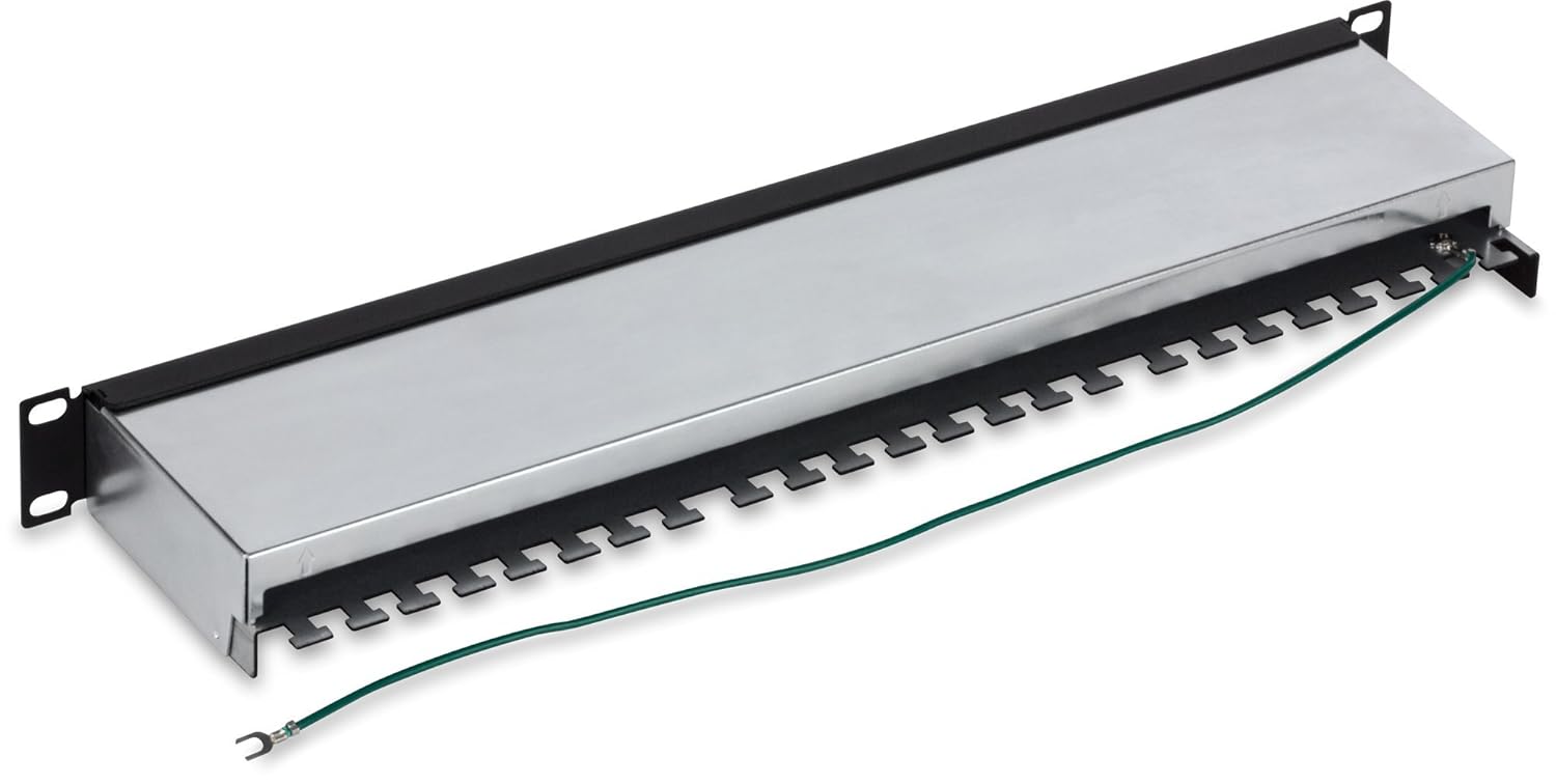 TRENDnet Buy TRENDnet 24-Port Cat6A Patch Panel - 10G Ready, 1U Metal Housing, Cable Management, T568A/B Compatible - View 3 of 8