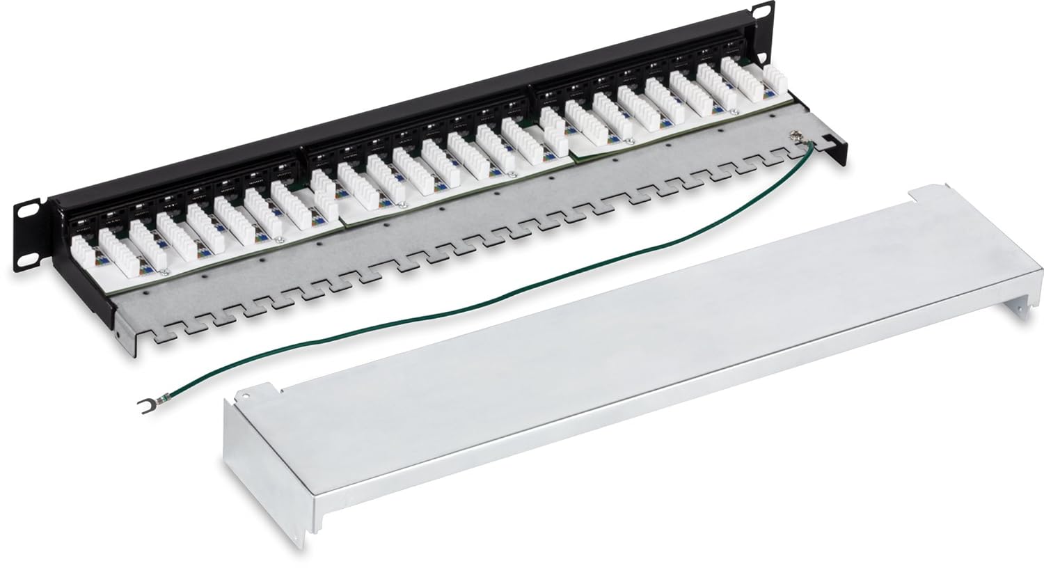 TRENDnet Buy TRENDnet 24-Port Cat6A Patch Panel - 10G Ready, 1U Metal Housing, Cable Management, T568A/B Compatible - View 4 of 8