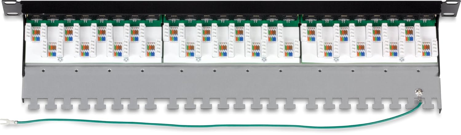 TRENDnet Buy TRENDnet 24-Port Cat6A Patch Panel - 10G Ready, 1U Metal Housing, Cable Management, T568A/B Compatible - View 7 of 8