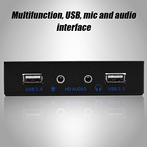 Richer-R Richer-R Floppy Front Panel: USB 2.0 & HD Audio 3.5'' Interface with Mic - Upgrade Your PC Today! - View 4 of 10