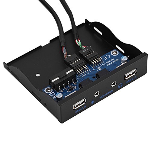 Richer-R Richer-R Floppy Front Panel: USB 2.0 & HD Audio 3.5'' Interface with Mic - Upgrade Your PC Today! - View 7 of 10