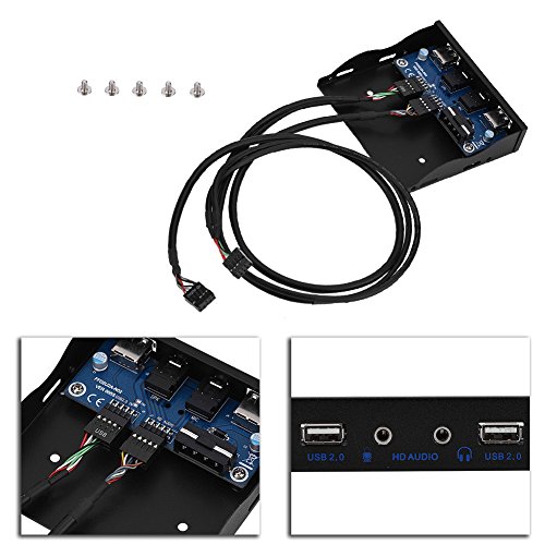 Richer-R Richer-R Floppy Front Panel: USB 2.0 & HD Audio 3.5'' Interface with Mic - Upgrade Your PC Today! - View 9 of 10