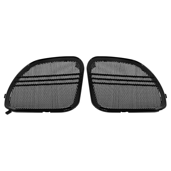 HDBUBALUS Motorbike Tri-Line Speaker Grills Cover Trim Mesh for Harley Road Glide FLTRX 2015 to 2018 Black - View 6 of 7