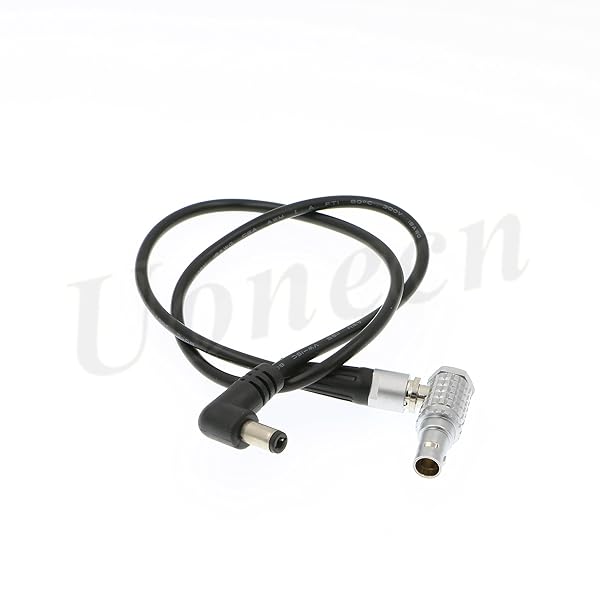 Uonecn Teradek Bolt Power Cable Right Angle 2 Pin Male to Right Angle DC for Tilta Battery Plate on FS7 - View 4 of 6