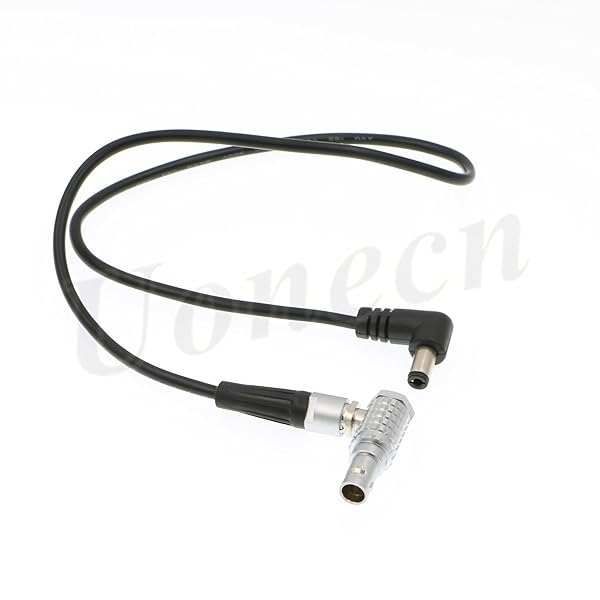 Uonecn Teradek Bolt Power Cable Right Angle 2 Pin Male to Right Angle DC for Tilta Battery Plate on FS7 - View 6 of 6