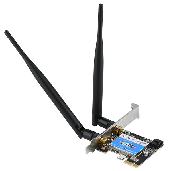 Fosa PCI-Express Wi-Fi Adapter: 2.4GHz 300Mbps & 5GHz 433Mbps with Bluetooth 4.0 & Dual 6dBi Antennas