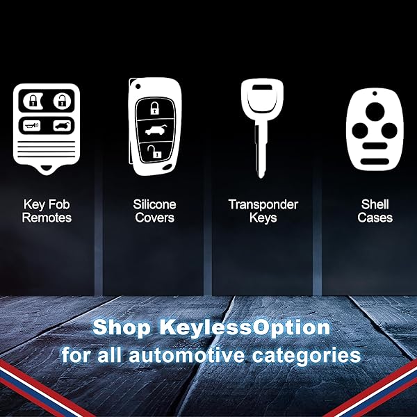 KeylessOption KeylessOption Keyless Entry Remote Start Smart Car Alarm Key Fob for 2013 to 2018 Ram 1500 2500 3500 GQ4-54T - View 8 of 9