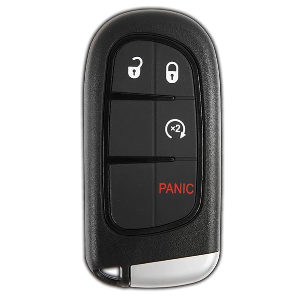 KeylessOption KeylessOption Keyless Entry Remote Start Smart Car Alarm Key Fob for 2013 to 2018 Ram 1500 2500 3500 GQ4-54T