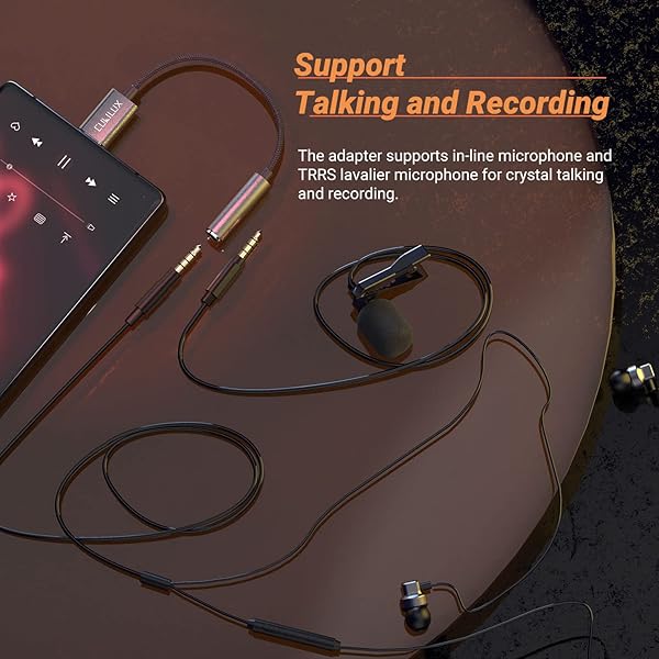 Cubilux Cubilux USB C Headphone Adapter 96KHz 24bit DAC for iPhone 16 15 Pro Max iPad Pro Air 10 Type C to 3.5mm Audio Dongle - View 5 of 6