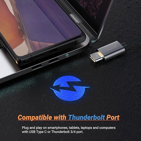 Cubilux Cubilux USB C Headphone Adapter 96KHz 24bit DAC for iPhone 16 15 Pro Max iPad Pro Air 10 Type C to 3.5mm Audio Dongle - View 6 of 6