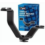 VidPro Vidpro VB-3 Triple Shoe Mounting Y-Bracket: Enhance Your Camera Setup Today! - View 3 of 4