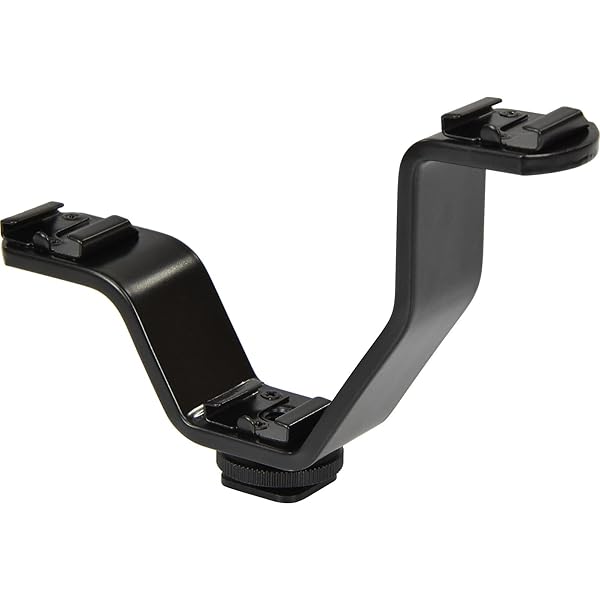 VidPro Vidpro VB-3 Triple Shoe Mounting Y-Bracket: Enhance Your Camera Setup Today! - View 2 of 4
