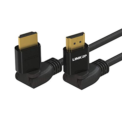 LINKUP LINKUP HDMI 4K Cable Ultra HD 360 Degree Swivel Heavy Duty 28AWG Extreme High Speed 18GBs 4096 x 2160 Compatible with Apple Xbox PS4 PC Samsung TV 6FT