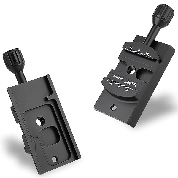Haoge Haoge CP-MA90 Quick Release Plate Adapter for Manfrotto Sachtler Benro Sirui Tripods Arca-Swiss Compatible Fit 501PL RC3 RC5 NG Heads - View 3 of 10