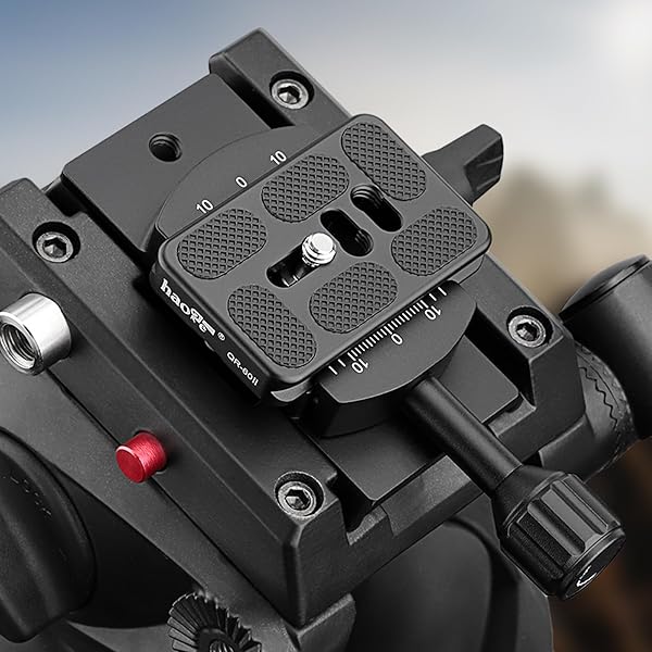 Haoge Haoge CP-MA90 Quick Release Plate Adapter for Manfrotto Sachtler Benro Sirui Tripods Arca-Swiss Compatible Fit 501PL RC3 RC5 NG Heads - View 9 of 10