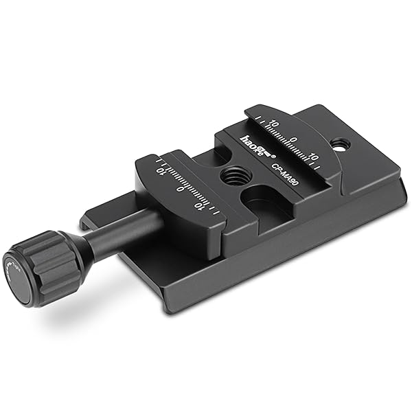 Haoge Haoge CP-MA90 Quick Release Plate Adapter for Manfrotto Sachtler Benro Sirui Tripods Arca-Swiss Compatible Fit 501PL RC3 RC5 NG Heads - View 2 of 10